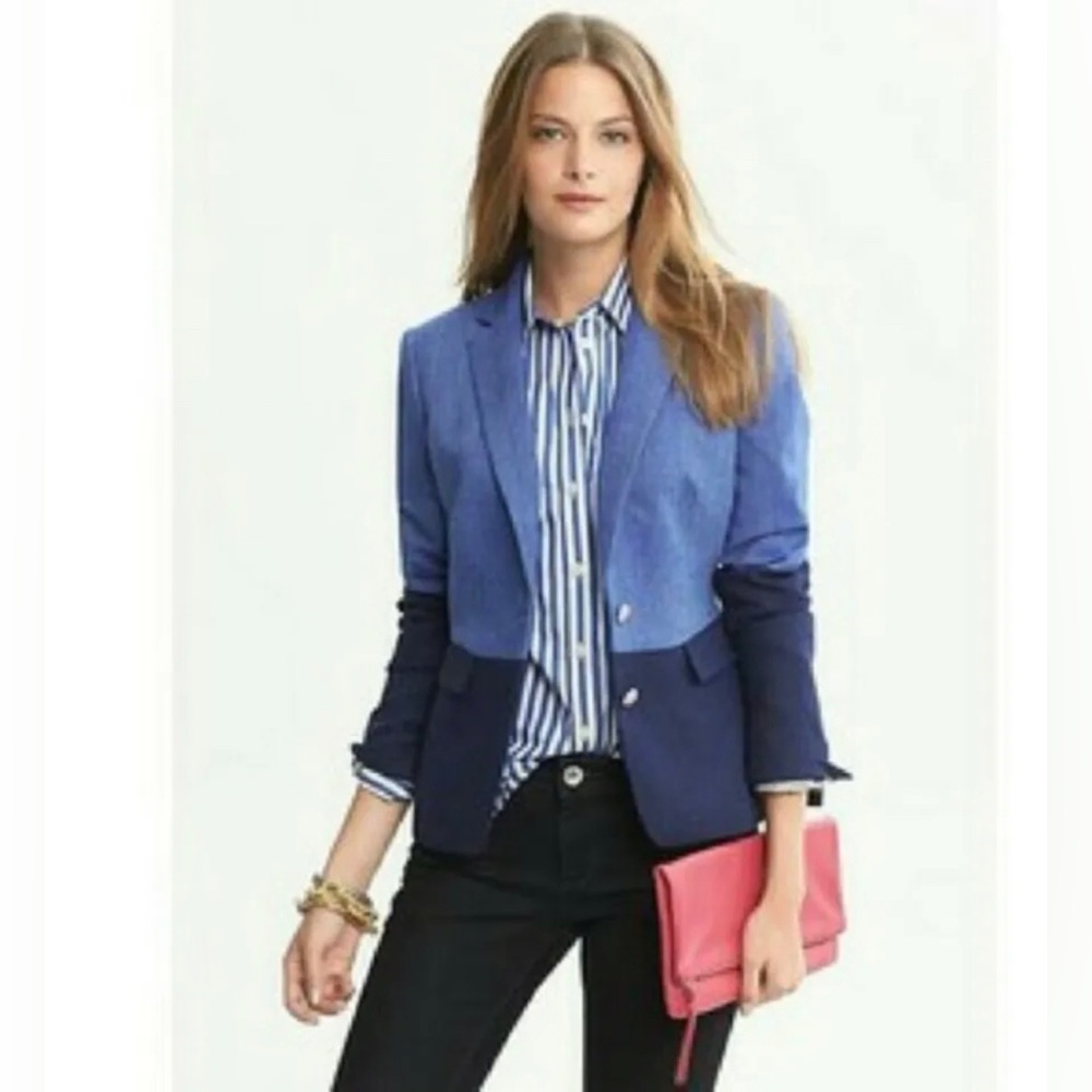 Banana Republic riding bi-color jacket